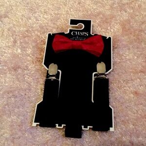 Bow Tie & Suspender Set